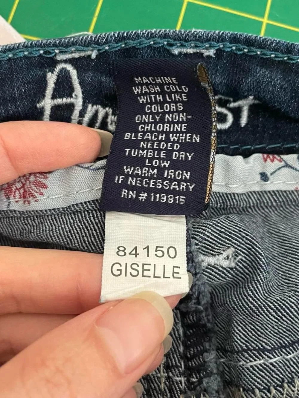 Vintage Y2K mcbling micro mini jean shorts by Amethyst